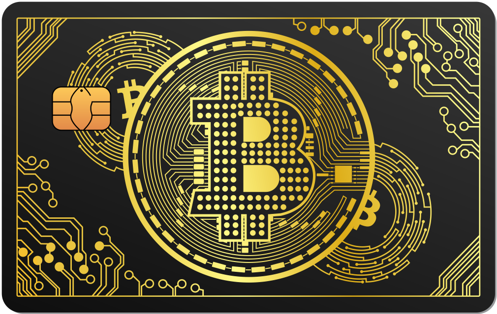 3 Bitcoin Metal Card