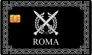 Roma Sword Metal Card – custom metal ATM card