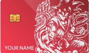 Goku Dragon Metal ATM Card