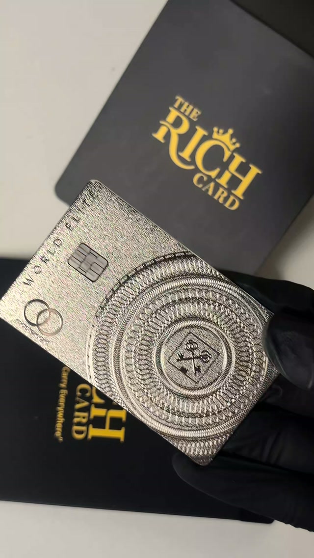Custom premium metal card metal card
