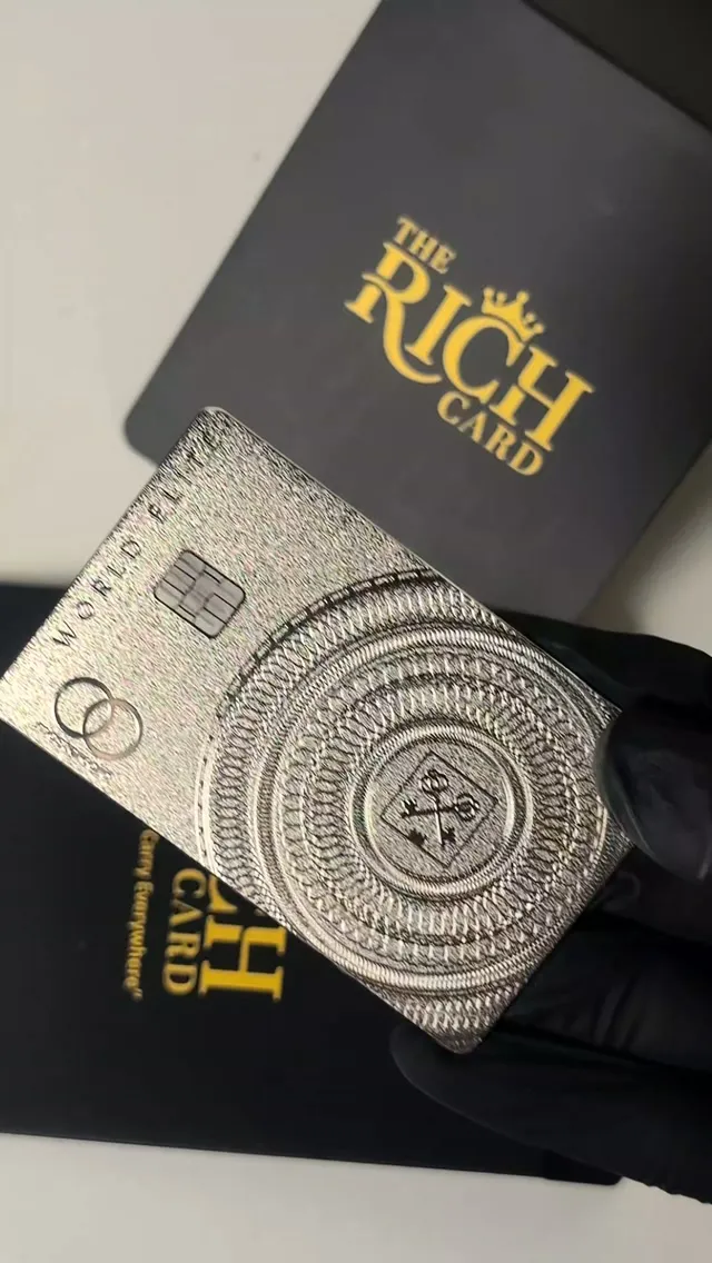 Custom premium metal card metal card