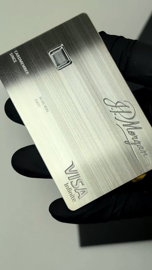 Signature · Brushed Silver metal card