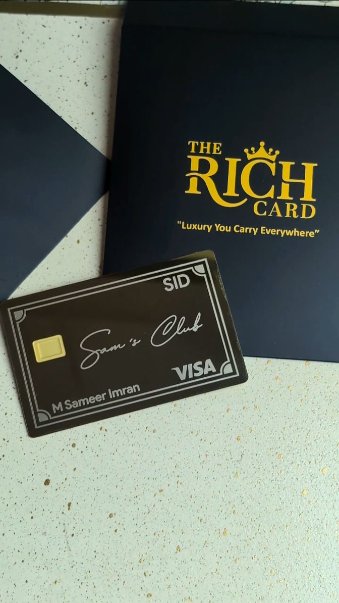 Signature · Matte Black metal card