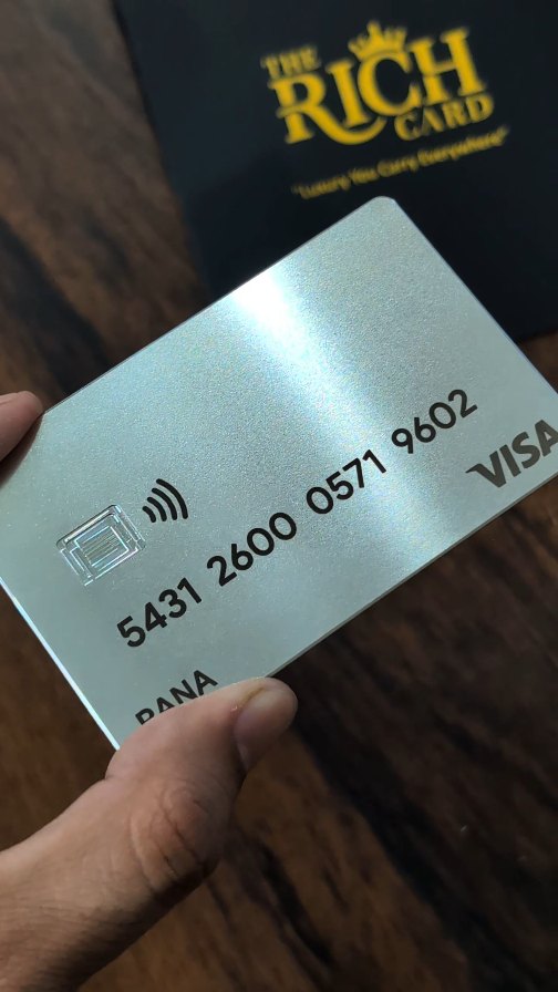 Customised design metal card